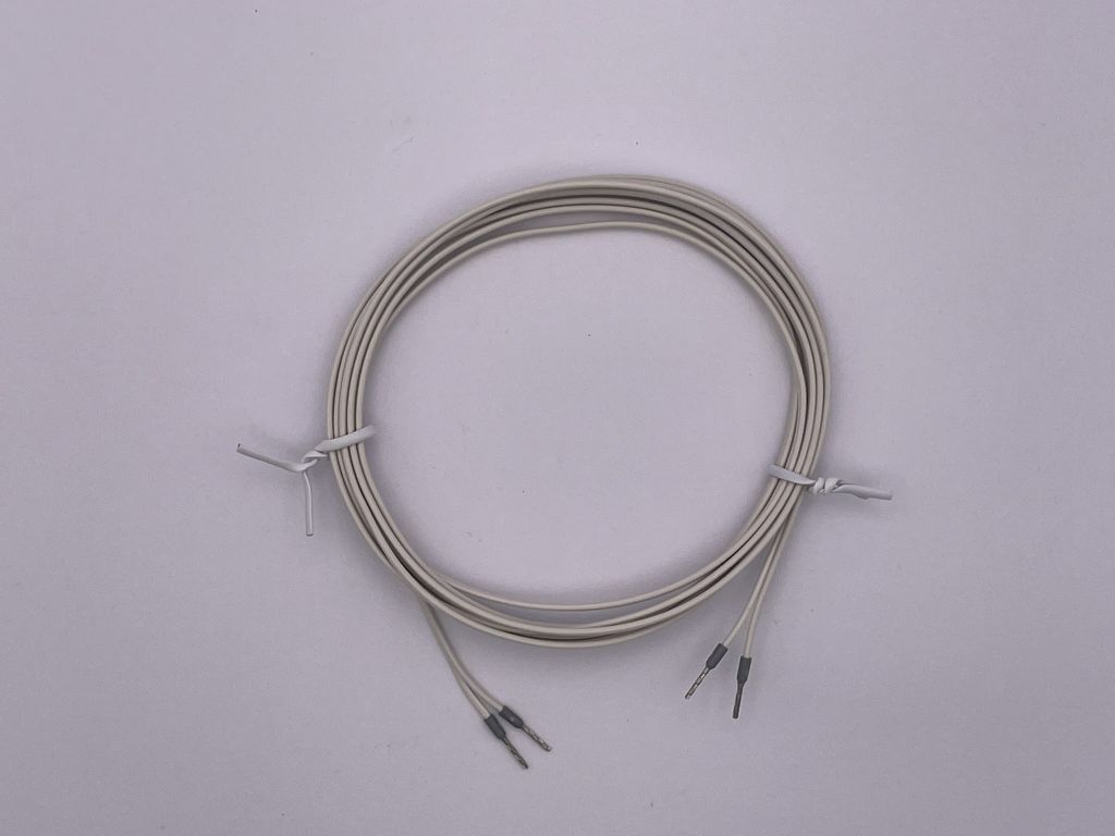 Anschluss-Kabel, Litze 2*0,14 mm², weiss – Bild 2